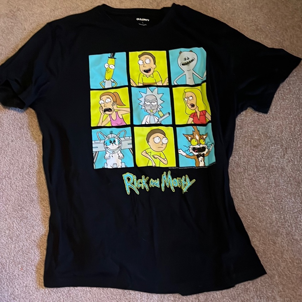 Rick and morty tee